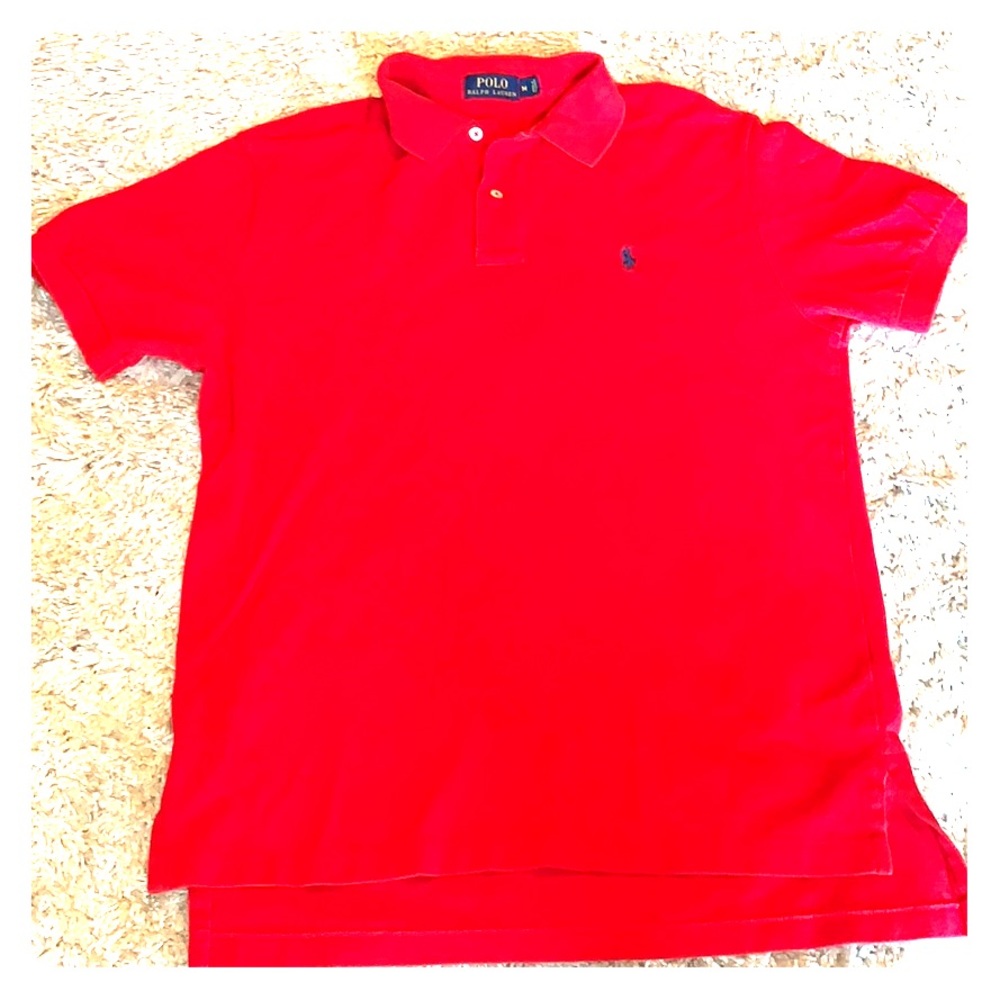 MEN’S RALPH LAUREN POLO SIZE MEDIUM (RED)